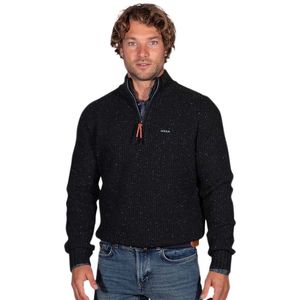 Nza New Zealand Ngauruhoe Half Zip Sweater Zwart 3XL Man