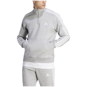 Adidas Essentials Fleece 3 Stripes Sweatshirt Grijs XS / Regular Man