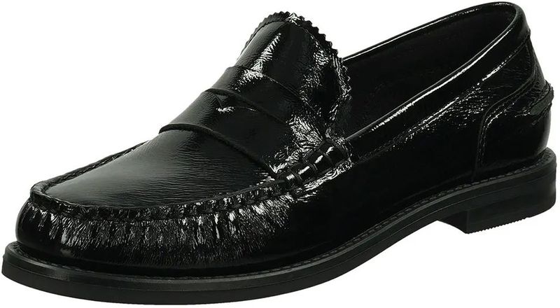 Instappers - Gracelyn - Leer - Effen - Profielzolen - Versterkte hak