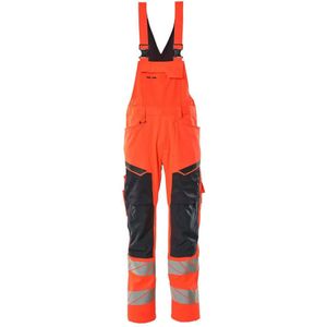 Mascot 19569-236 - Amerikaanse Overall - Hi-Vis Rood/Donkermarine - Met Kniezakken