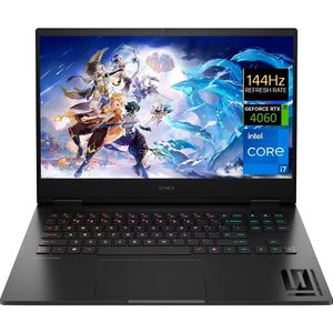 HP - OMEN 16-wd0004nw - Gaming Laptop - Zwart - 16.1 inch - I7-13620h - 16GB RAM - 512GB SSD - RTX 4060 8GB
