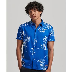 Superdry Vintage Hawaiian Short Sleeve Shirt Blauw L Man