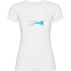 Kruskis Stella Padel Short Sleeve T-shirt Wit S Vrouw