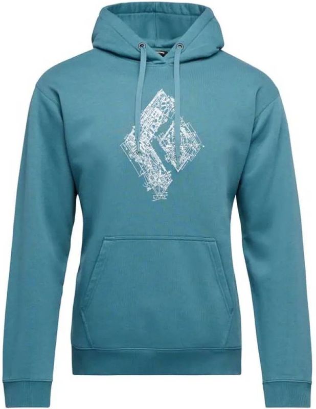 Black Diamond - Engineered Diamond - Pullover Hoodie - Biologisch Katoen - Oversized Model