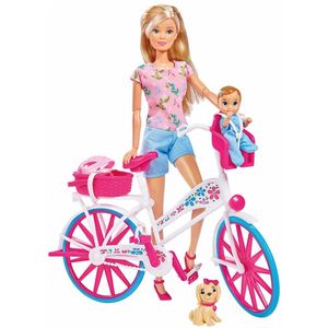 Steffi Love Met Fiets