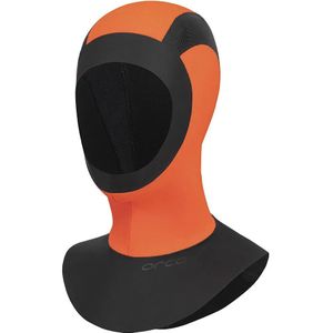 Neopreen Hi Vis Hood - Zwart Oranje - Sportbrillen