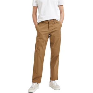 Selected New Miles Straight Fit Chino Pants Beige 34 / 32 Man