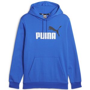 Puma Ess+ 2 Col Big Logo Hoodie Blauw XL Man