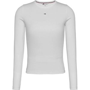 Tommy Jeans Essential Rib T-shirt Met Lange Mouwen