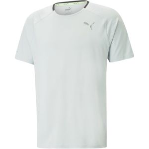 Puma Run Cloudspun Short Sleeve T-shirt Grijs XS Man