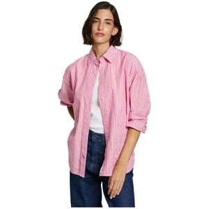 PEPE JEANS - PL305003 - Overhemd - Roze - 100% Katoen - Lange Mouwen - Streepjesprint