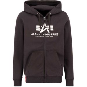 Alpha Industries Basic Full Zip Sweatshirt Bruin L Man