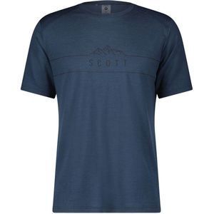 Scott Defined Merino Short Sleeve T-shirt Blauw 2XL Man