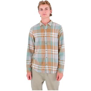 Hurley Portland Organic Long Sleeve Shirt Groen M Man