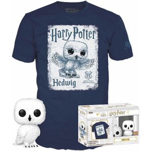 Funko Pop And Tee Harry Potter Hedwig Figure Blauw L