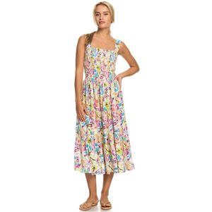 Roxy Honeymoon Avenue Printed Dress Veelkleurig L Vrouw