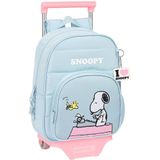 Safta Backpack With Wheels Blauw