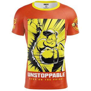 Otso Popeye Unstoppable Short Sleeve T-shirt Geel S Man