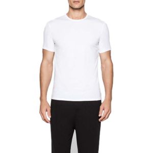 Calvin Klein Underwear Crew Short Sleeve T-shirt 2 Units Wit,Zwart XL Man
