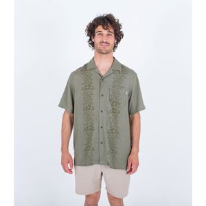 Hurley Linen Rincon Camp Overhemd Met Korte Mouwen