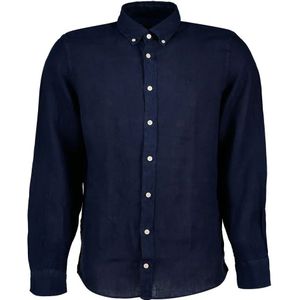 Hackett Garment Dyed Linen B Overhemd Met Lange Mouwen