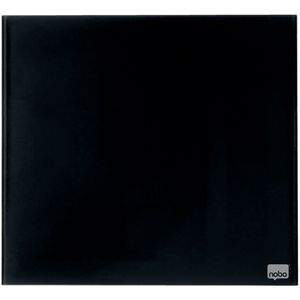 Nobo 30x30 Cm Glass Magnetic Whiteboard Zwart