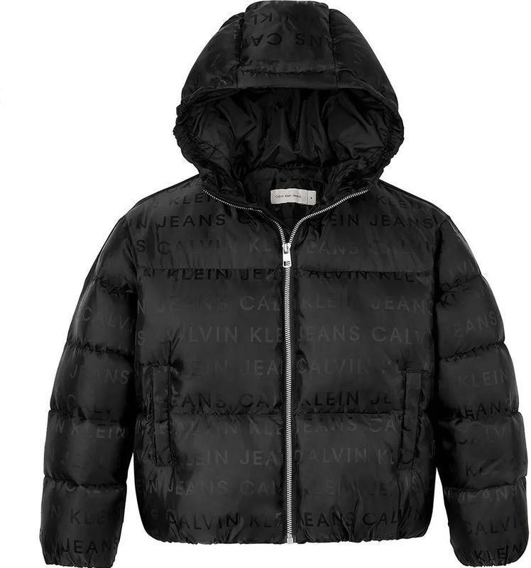 Calvin Klein - Logo Aop - Jas - Synthetisch