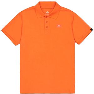Alpha Industries - X-Fit Polo - Groen - Katoen-Elastaan - Regular Fit