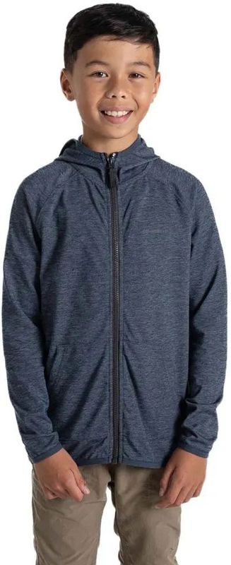 Hoodie - Blauw - Stretch Jersey - Insectenwerend