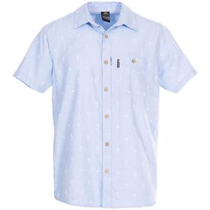 Trespass Slapton Palm Short Sleeve Shirt Blauw L Man