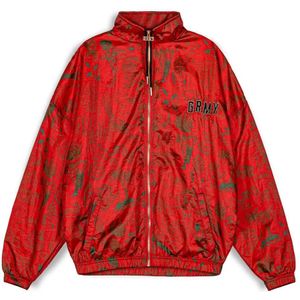 Grimey The Toughest Satin Sweatshirt Met Rits