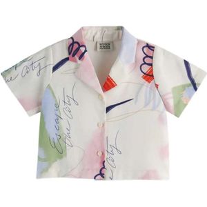 Scotch & Soda Place Overhemd Met Korte Mouwen