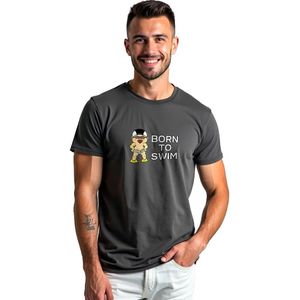 Kruskis Born To Swim T-shirt Met Korte Mouwen