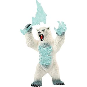 Schleich Eldrador Creatures Blizzard Bear With Weapon 42510 Veelkleurig