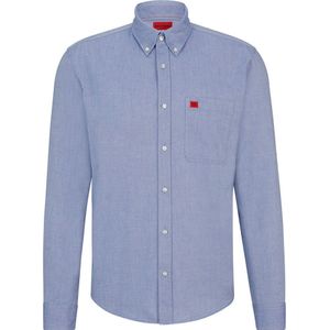 Hugo Evito Long Sleeve Shirt Blauw L Man