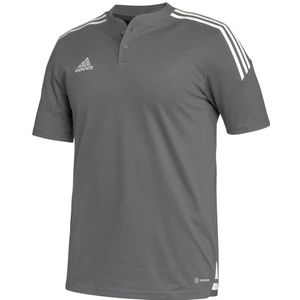Adidas Condivo Korte Mouw Poloshirt Grijs S Man