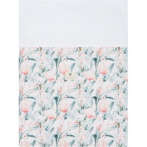 Bimbidreams Flamingo Quilt + Filling For Cradle Veelkleurig