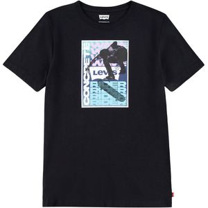 Levi´s ® Kids Skater Boy Short Sleeve T-shirt Zwart 10 Years Jongen