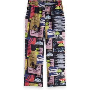 Scotch & Soda All-over Printed Seersucker Broek