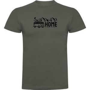Kruskis Home Short Sleeve T-shirt Groen XL Man