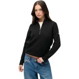 Superdry - Slouchy Knitted Half Zip - Gebreide Trui