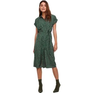 Only Hannover Shirt Dress Groen 36 Vrouw