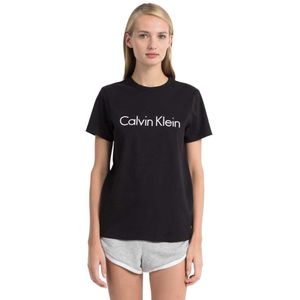 Calvin Klein Underwear Iconic Short Sleeve T-shirt Zwart L Vrouw