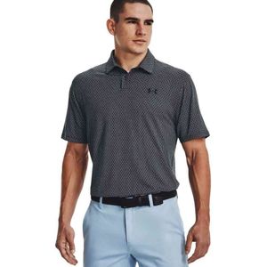 Under Armour T2G Printed Polo-Black White Black