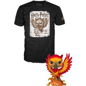 Funko Harry Potter Pop! & Box Dumbledore Patronus Short Sleeve T-shirt Oranje M