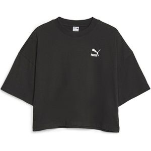 Puma Select Classics Oversized T Short Sleeve T-shirt Zwart S Vrouw