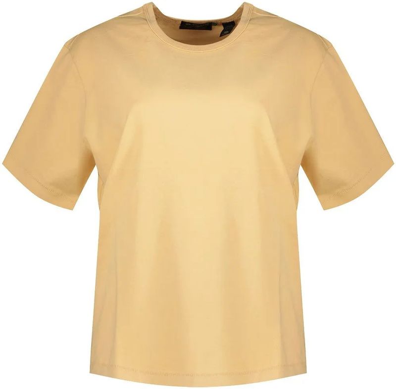 Dockers Crew T-shirt Met Korte Mouwen Beige S Vrouw