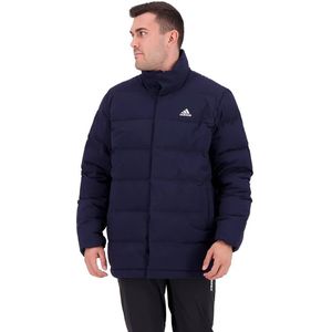 Adidas - Helionic Mid J Jas - Donsjack - Zwart - Gerecycled Materiaal