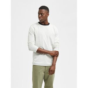 Selected Rome Crew Neck Sweater Wit S Man