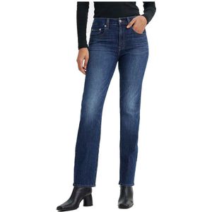 Levi´s ® 724 High Rise Straight Jeans Blauw 31 / 32 Vrouw